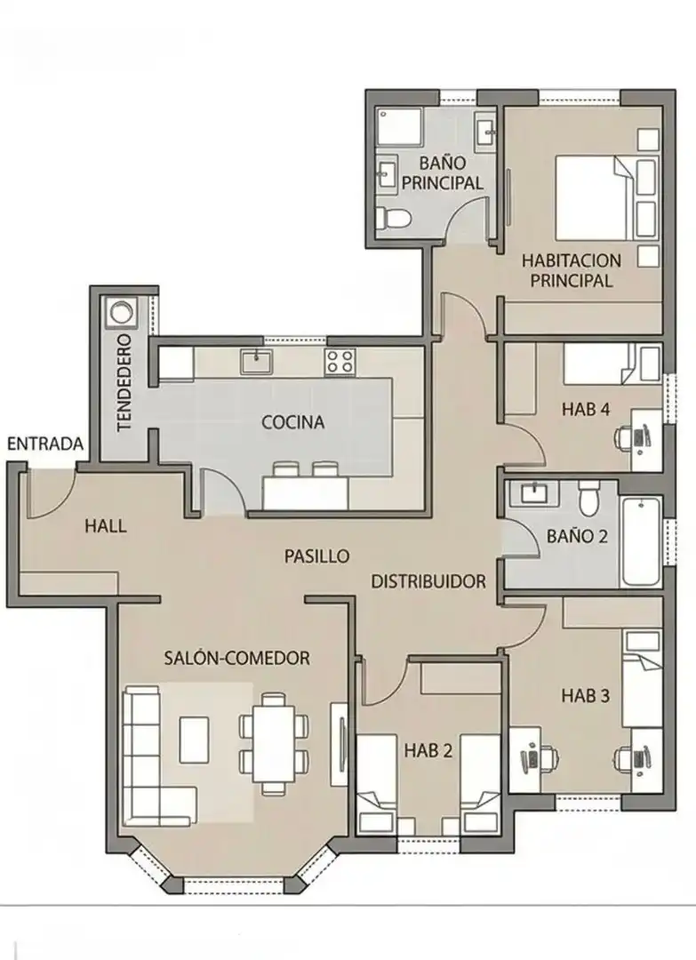 Piso en venta en Valdemoro con Aire acondicionado, Calefacción y Trastero