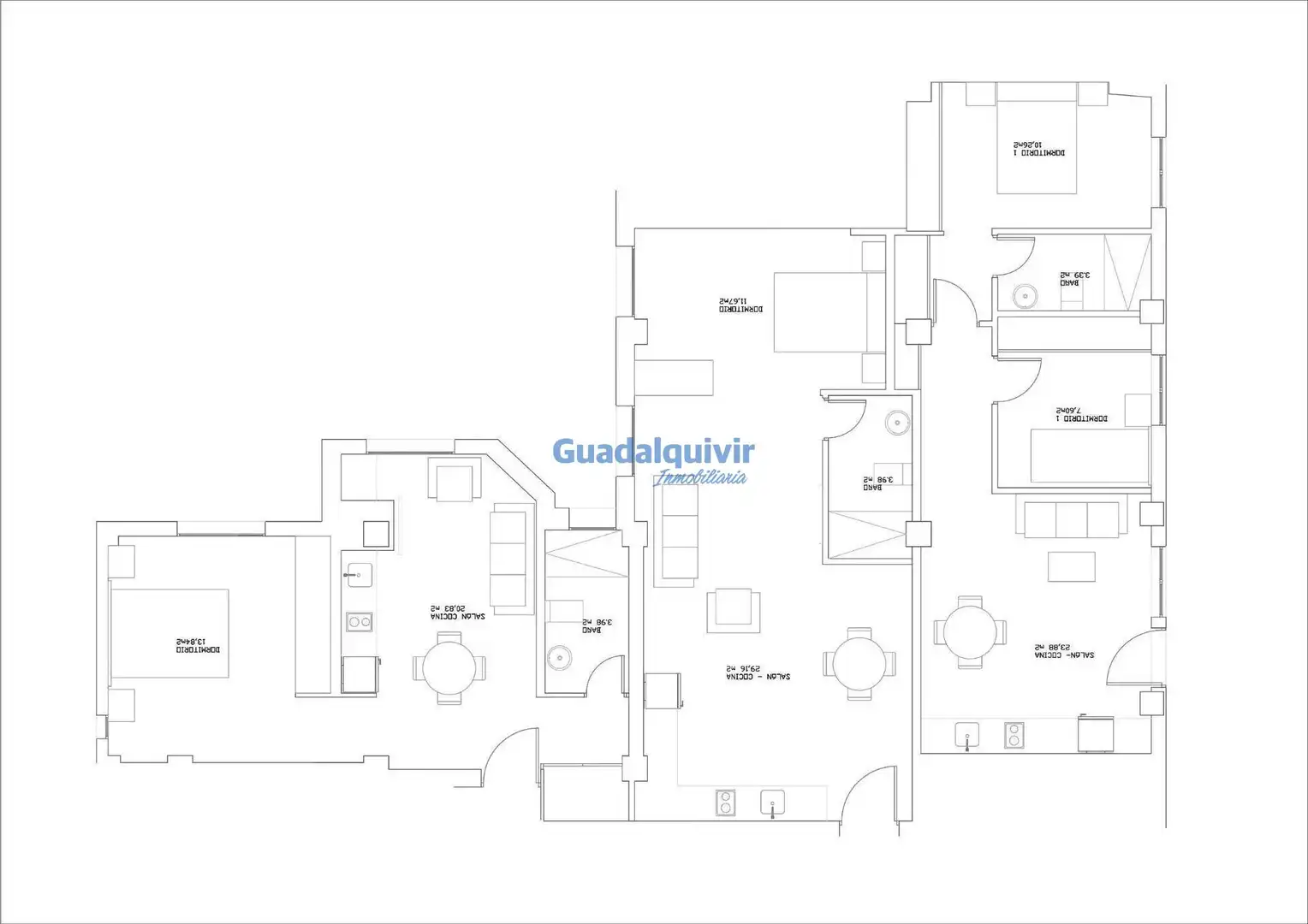 Flat for sale in Sevilla  with Air Conditioner and Alarm