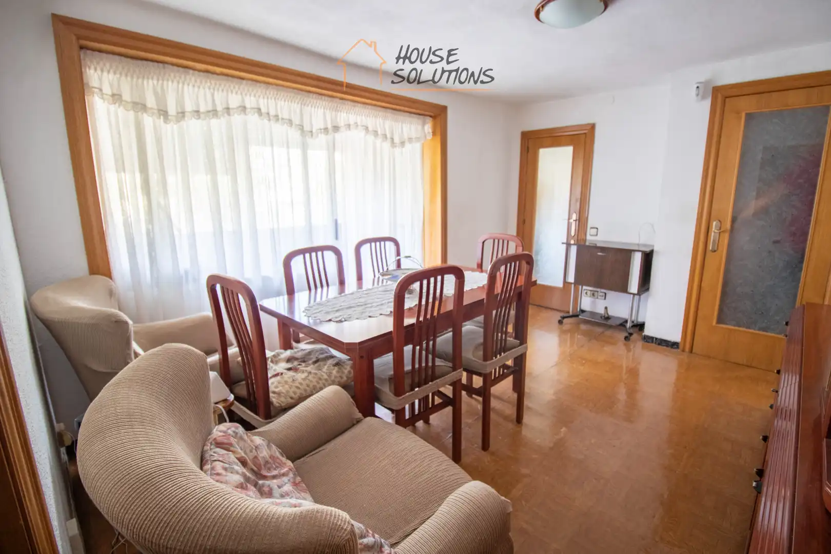 Sala de estar de Piso en venta en Sabadell con Aire acondicionado, Amueblado y Horno