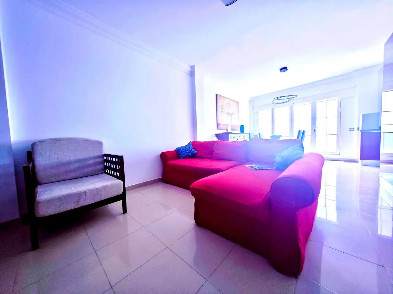 Living room of Flat for rent in Agüimes  with Air Conditioner and Furnished