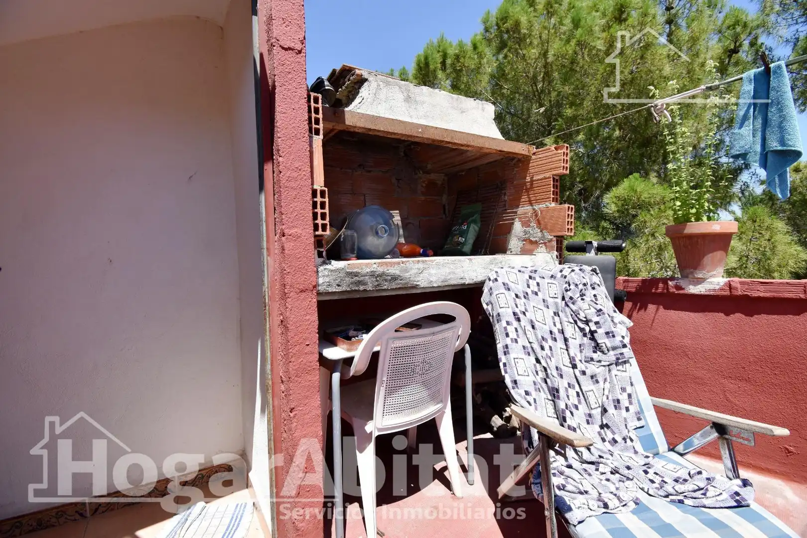 Garden of Flat for sale in Alzira  with Air Conditioner, Heating and Terrace