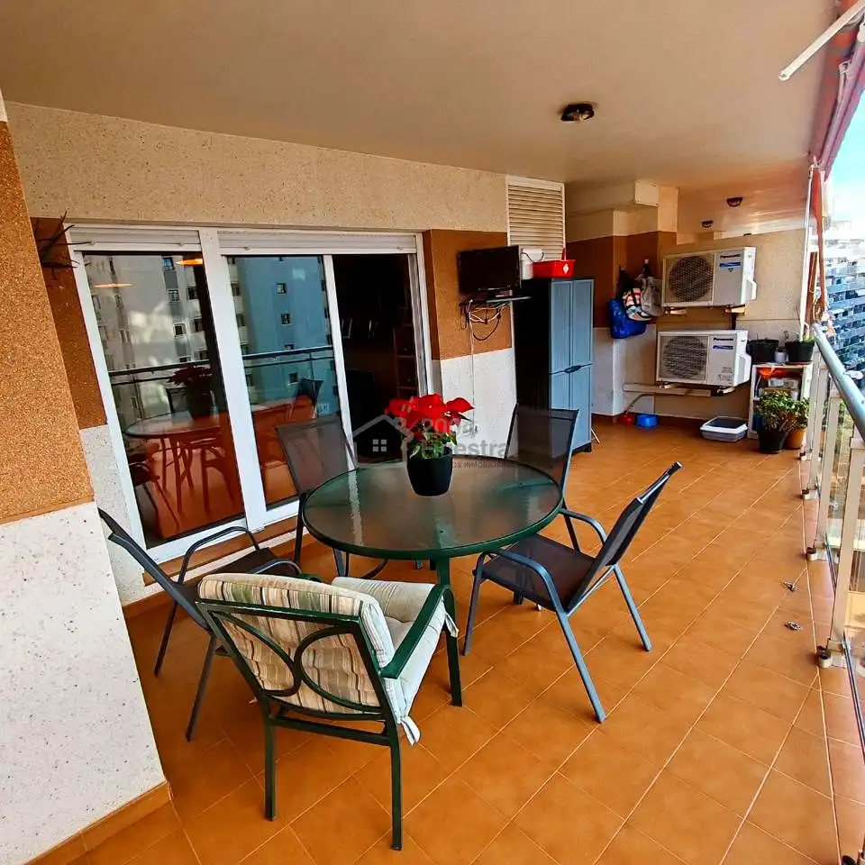 Terrasse von Wohnung zum Verkauf in Villajoyosa / La Vila Joiosa mit Klimaanlage, Terrasse und Abstellraum