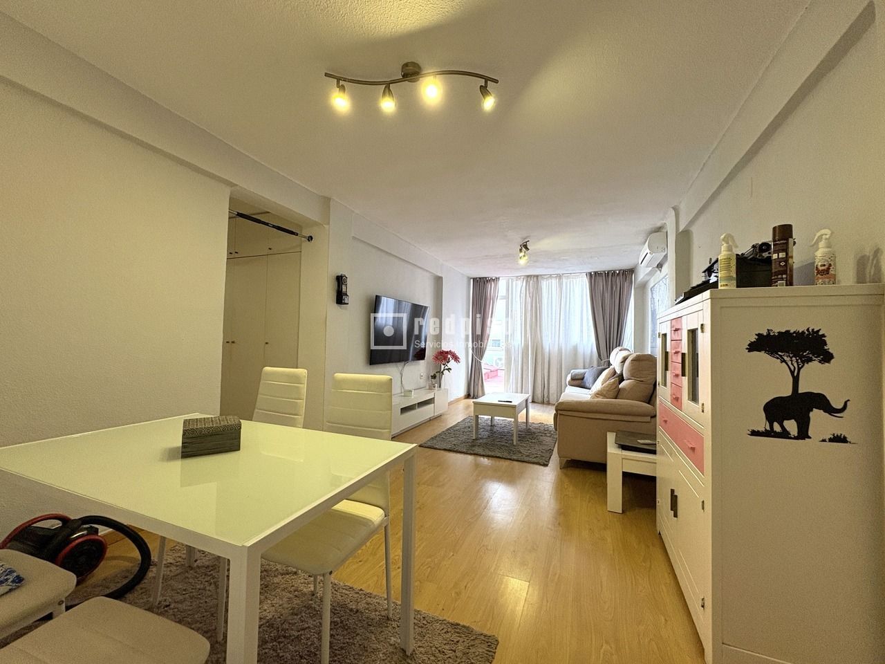 Sala d'estar de Pis en venda en Málaga Capital amb Aire condicionat i Terrassa