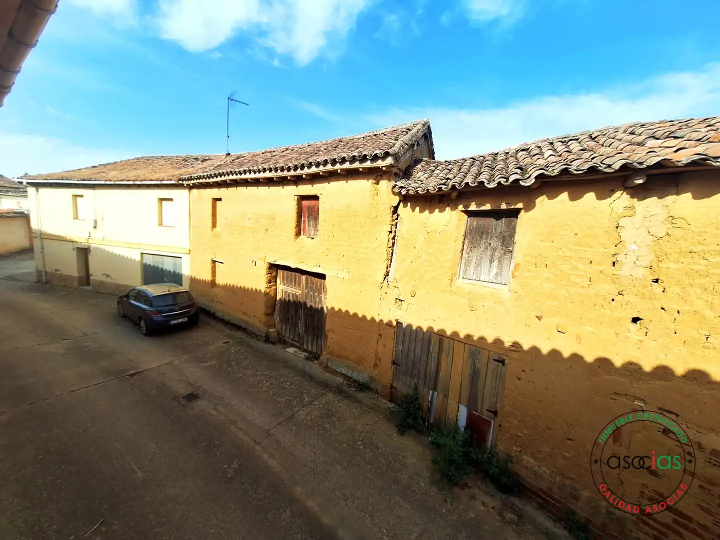 Vista exterior de Casa adosada en venta en Sahagún con Jardín privado