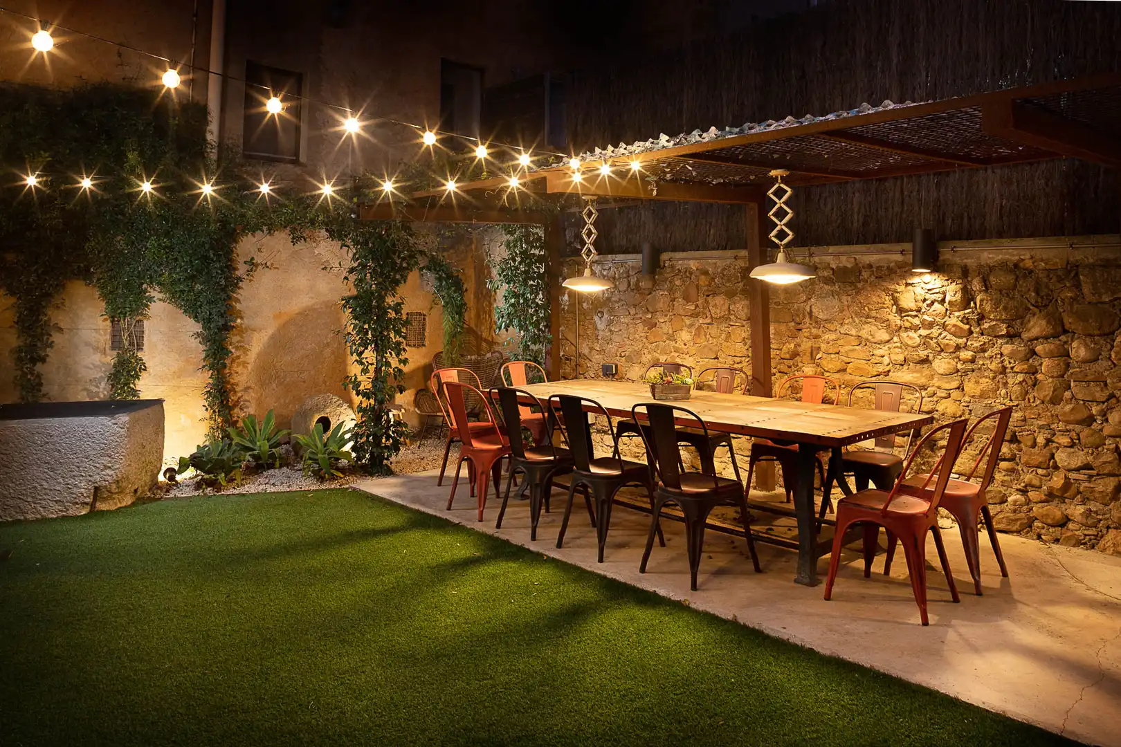 Terraza de Finca rústica en venta en Cistella con Aire acondicionado, Calefacción y Jardín privado