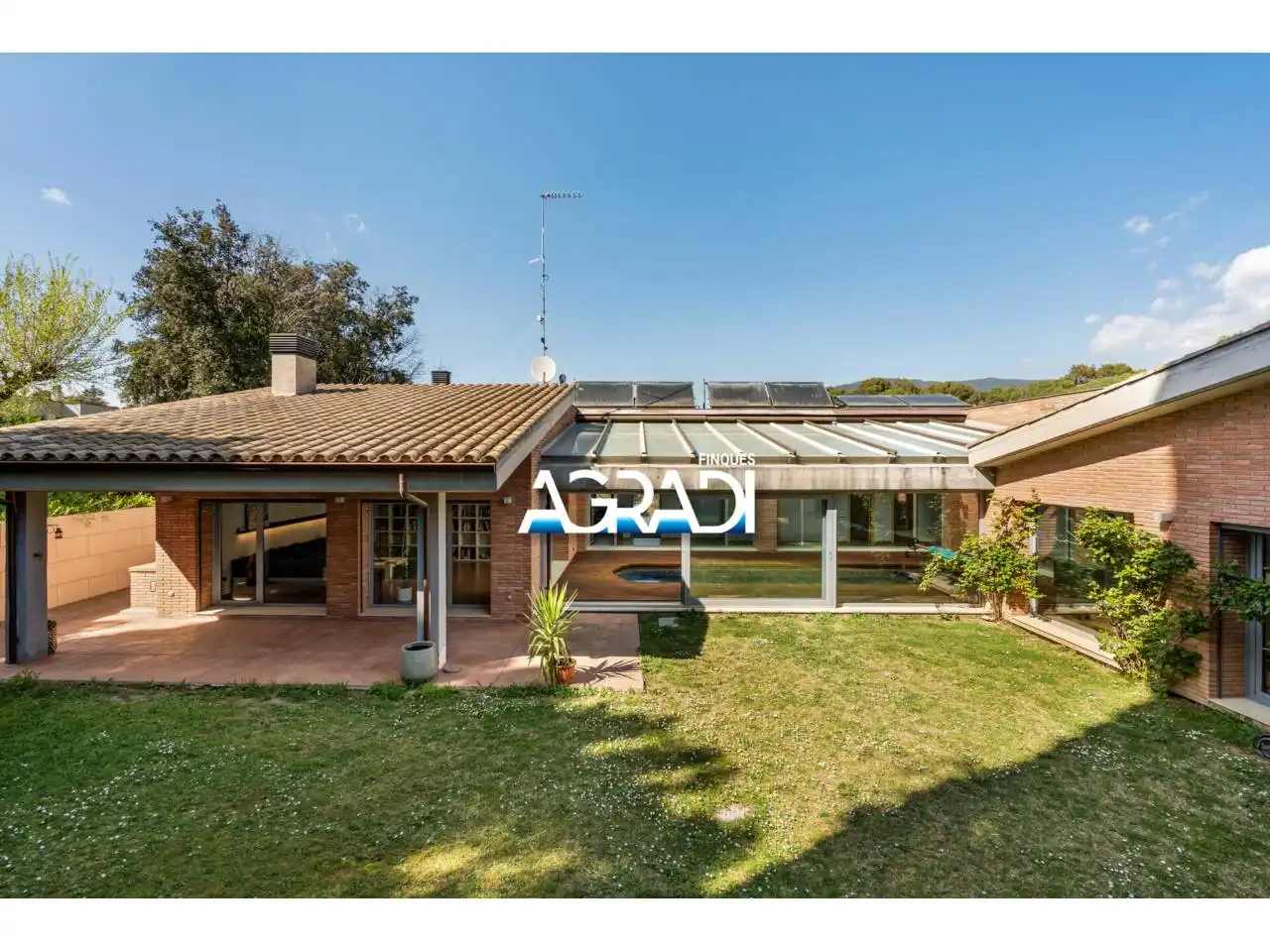 Garden of Houses for sale in Les Franqueses del Vallès  with Air Conditioner, Heating and Private garden