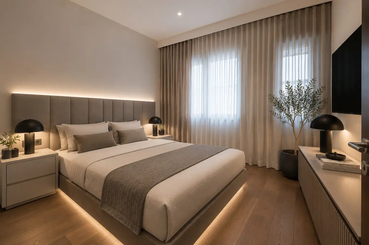 Dormitori de Casa adosada en venda en Torrent amb Aire condicionat, Jardí privat i Parquet