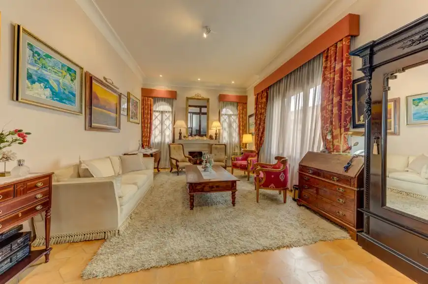 Sala de estar de Casa adosada en venta en Pollença con Aire acondicionado, Calefacción y Jardín privado