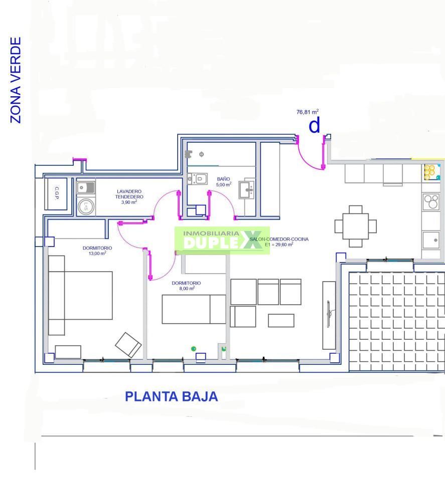 Apartament en venda en Pontevedra Capital  amb Calefacció i Terrassa