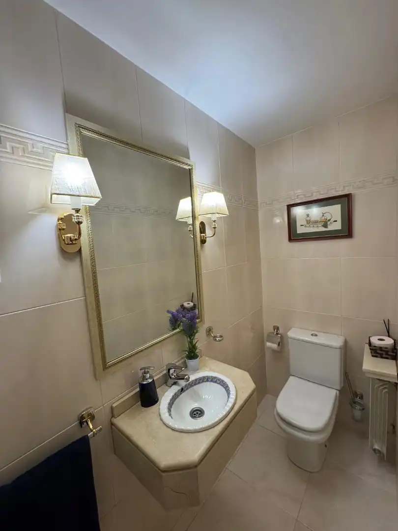 Baño de Casa adosada en venta en Madrid con Aire acondicionado, Calefacción y Jardín privado