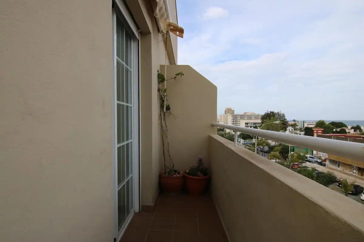 Terraza de Apartamento de alquiler en Torremolinos con Aire acondicionado, Terraza y Amueblado