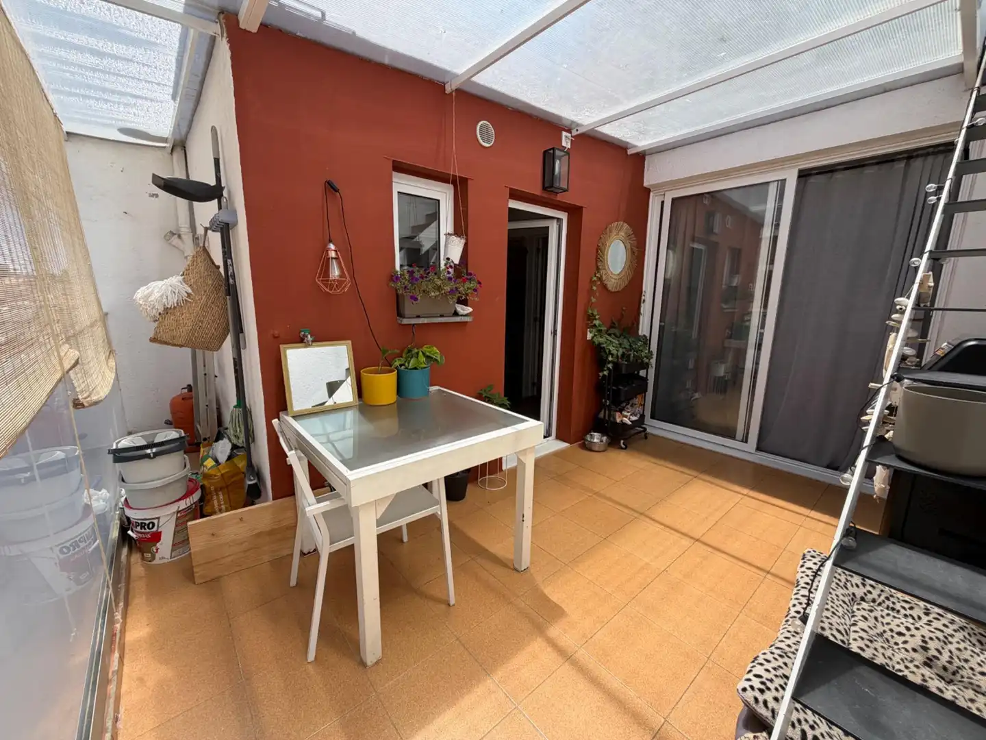 Terrasse von Dachboden zum Verkauf in Mataró mit Klimaanlage, Heizung und Parkett