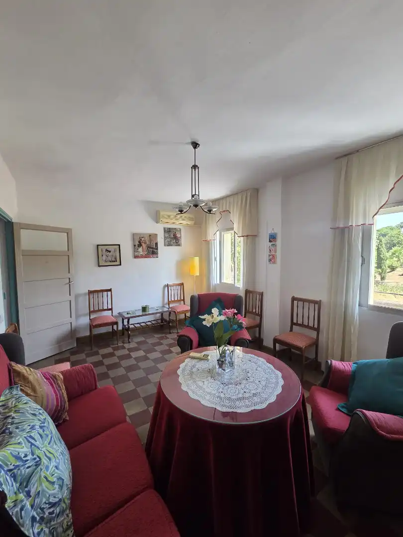 Living room of Flat for sale in Badajoz  with Air Conditioner, Furnished and Washing machine