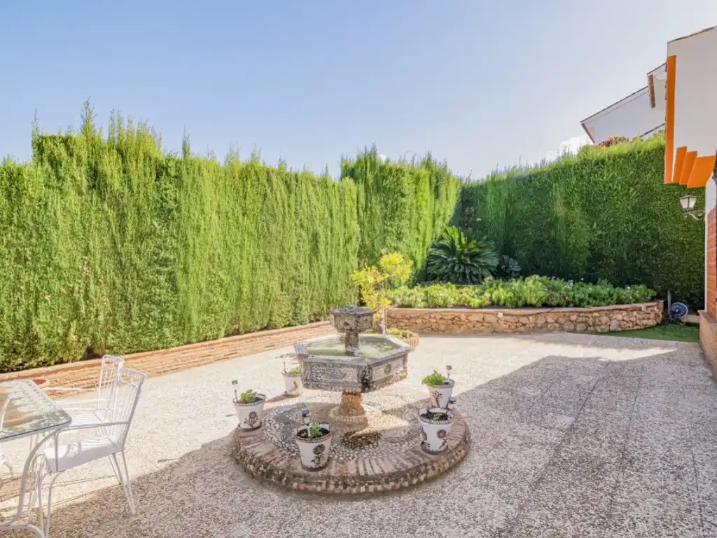 Jardín de Casa o chalet en venta en Monachil con Jardín privado, Terraza y Piscina
