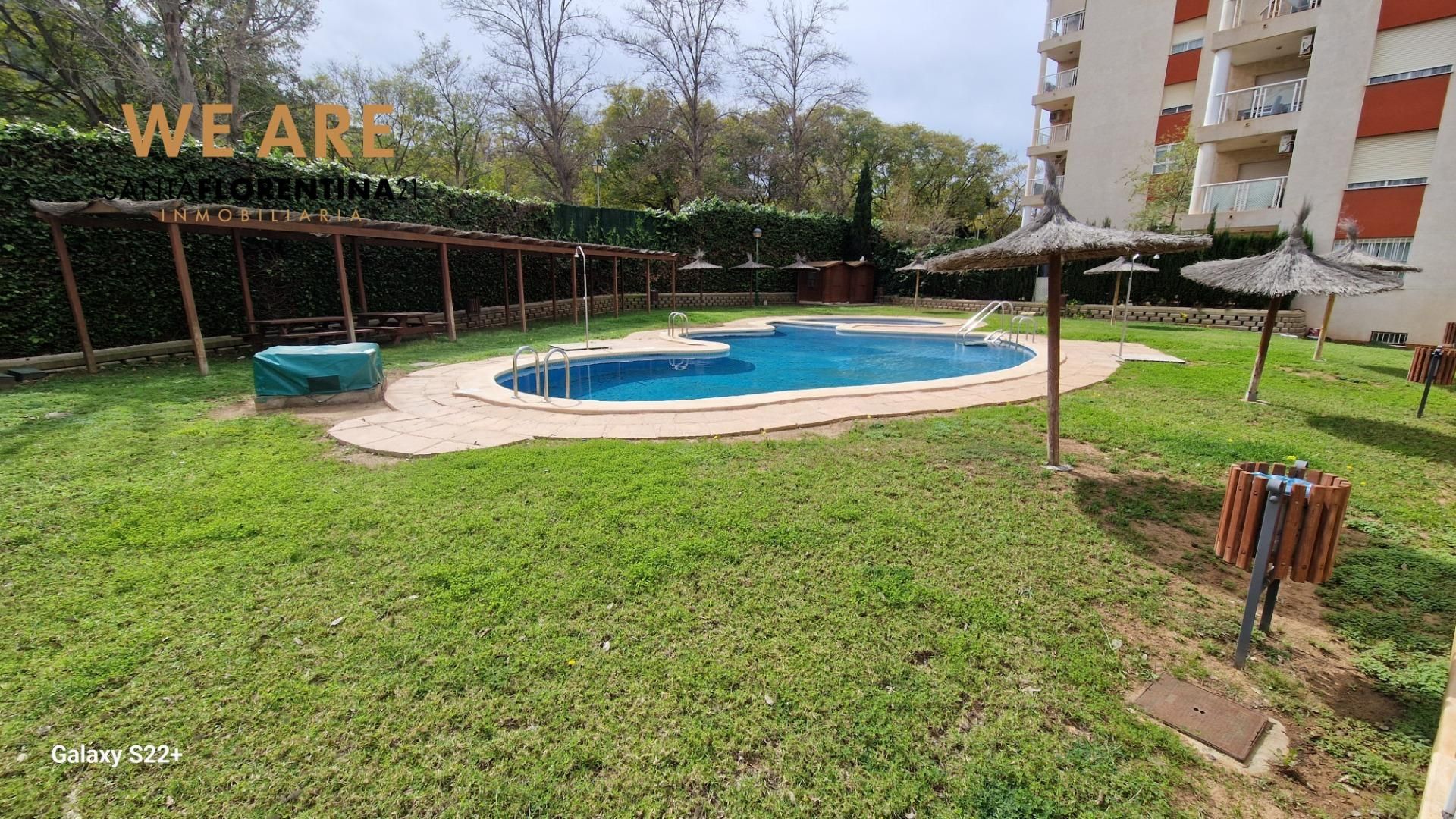 Swimming pool of Flat to rent in Cartagena  with Air Conditioner, Heating and Private garden