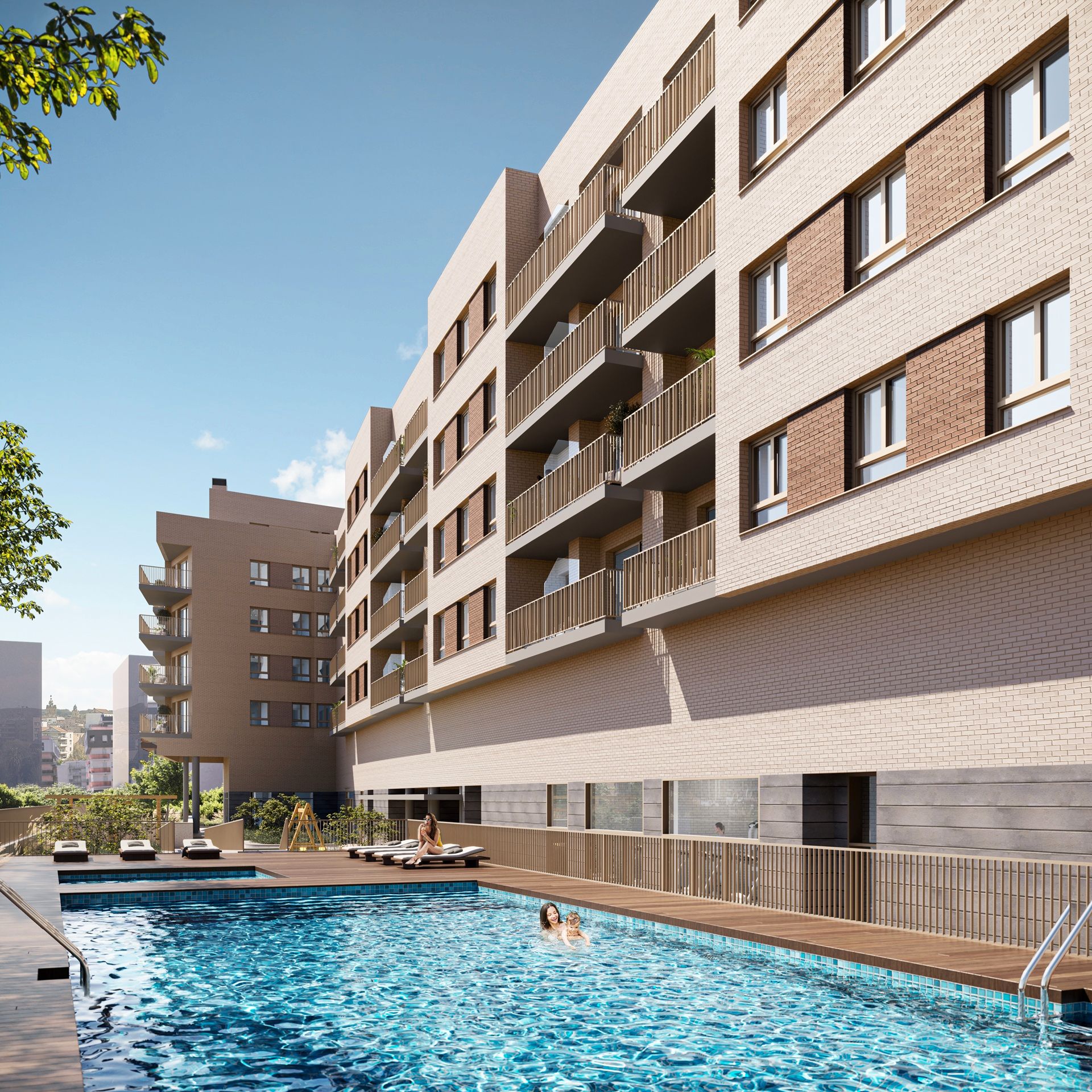 Vista exterior de Pis en venda en Torrent amb Aire condicionat, Traster i Piscina comunitària