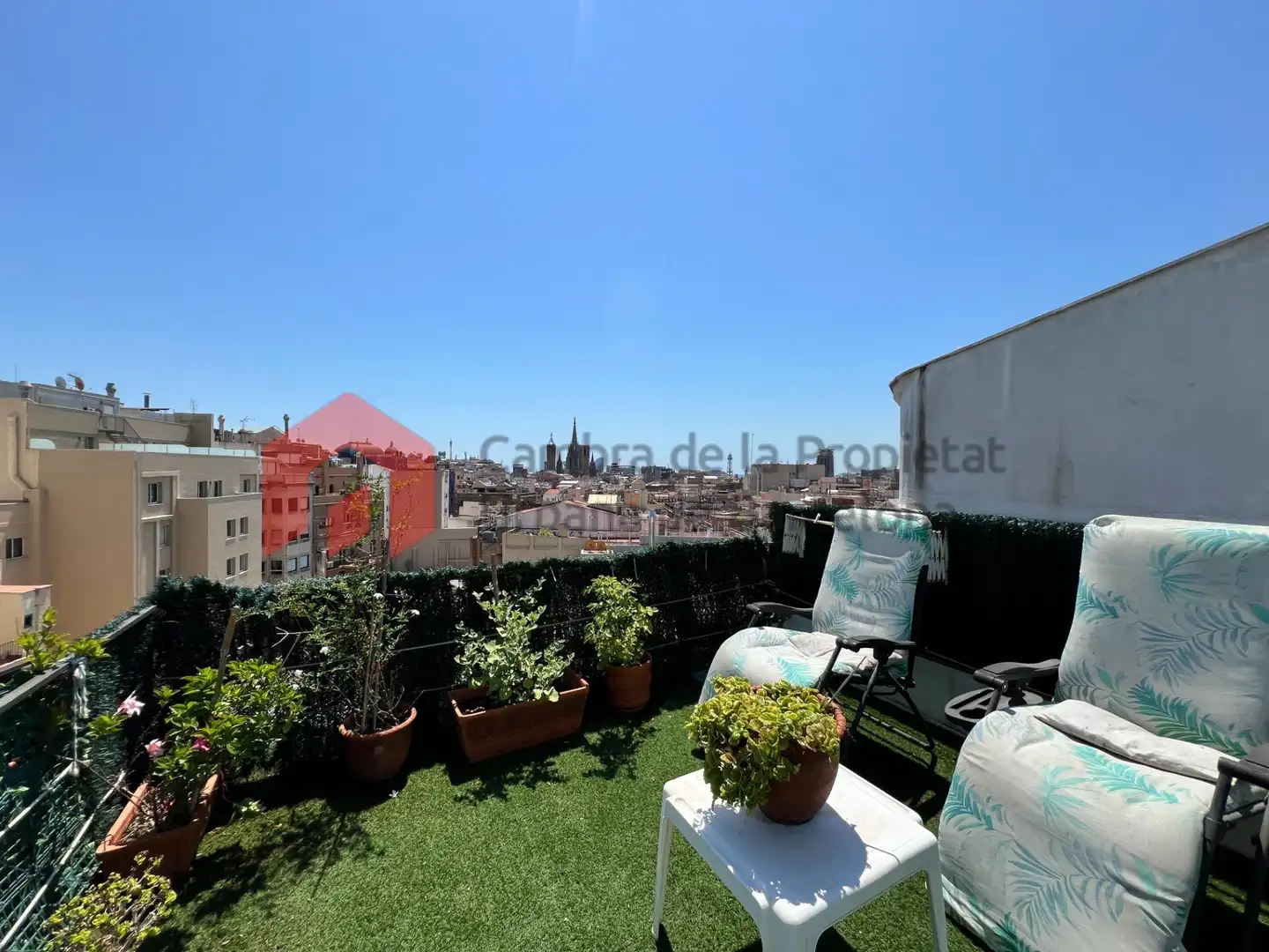 Terraza de Ático en venta en Barcelona con Parquet, Terraza y Balcón