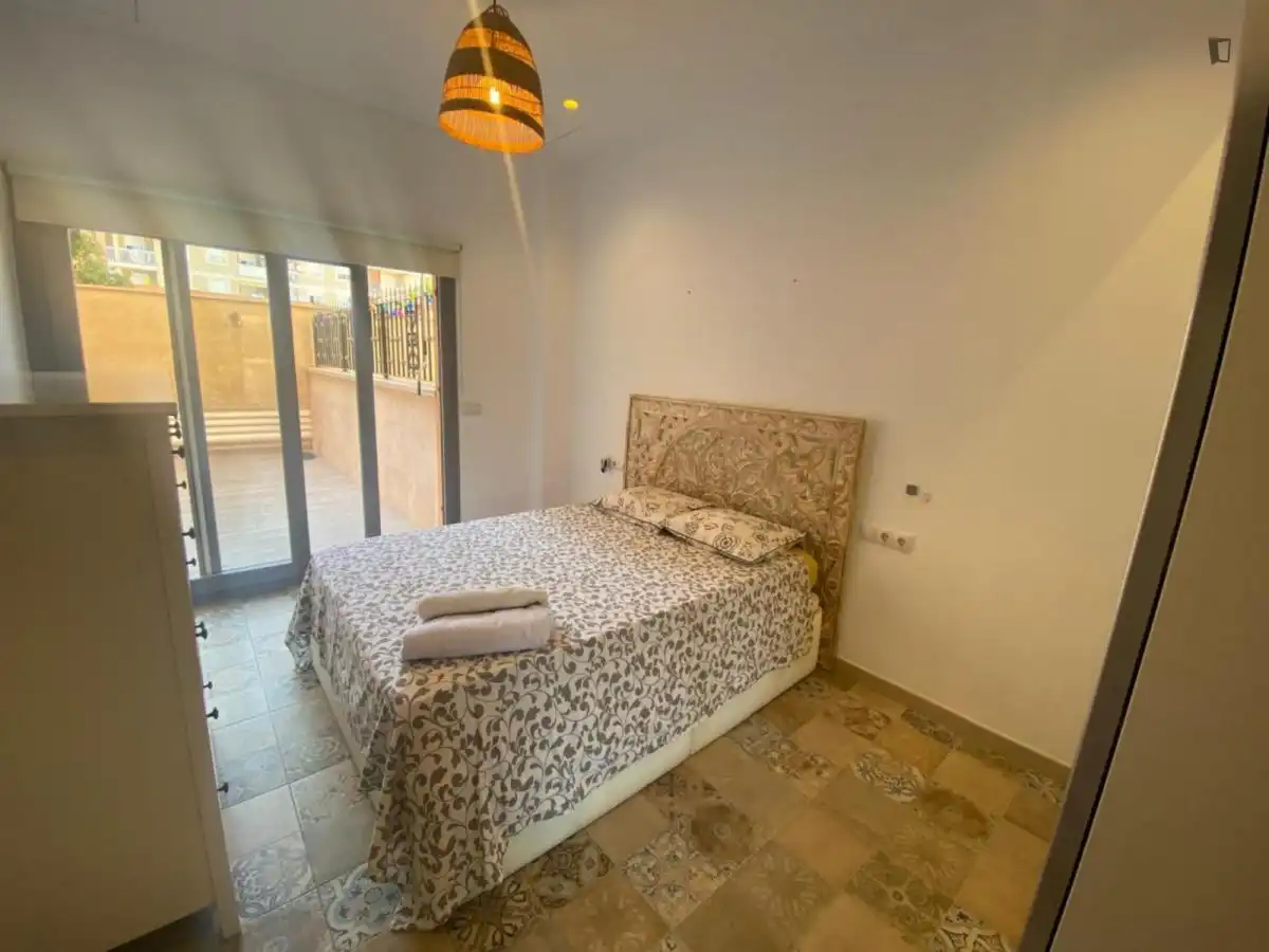 Habitación de Apartamento de alquiler en  Palma de Mallorca con Aire acondicionado, Amueblado y Horno