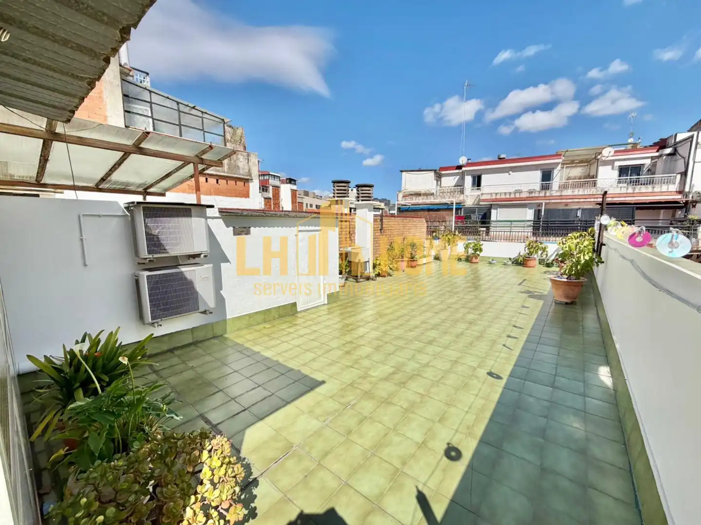 Terrasse von Dachboden zum Verkauf in L'Hospitalet de Llobregat mit Klimaanlage, Heizung und Parkett