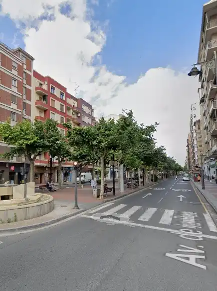 Vista exterior de Piso en venta en  Logroño con Amueblado y Balcón