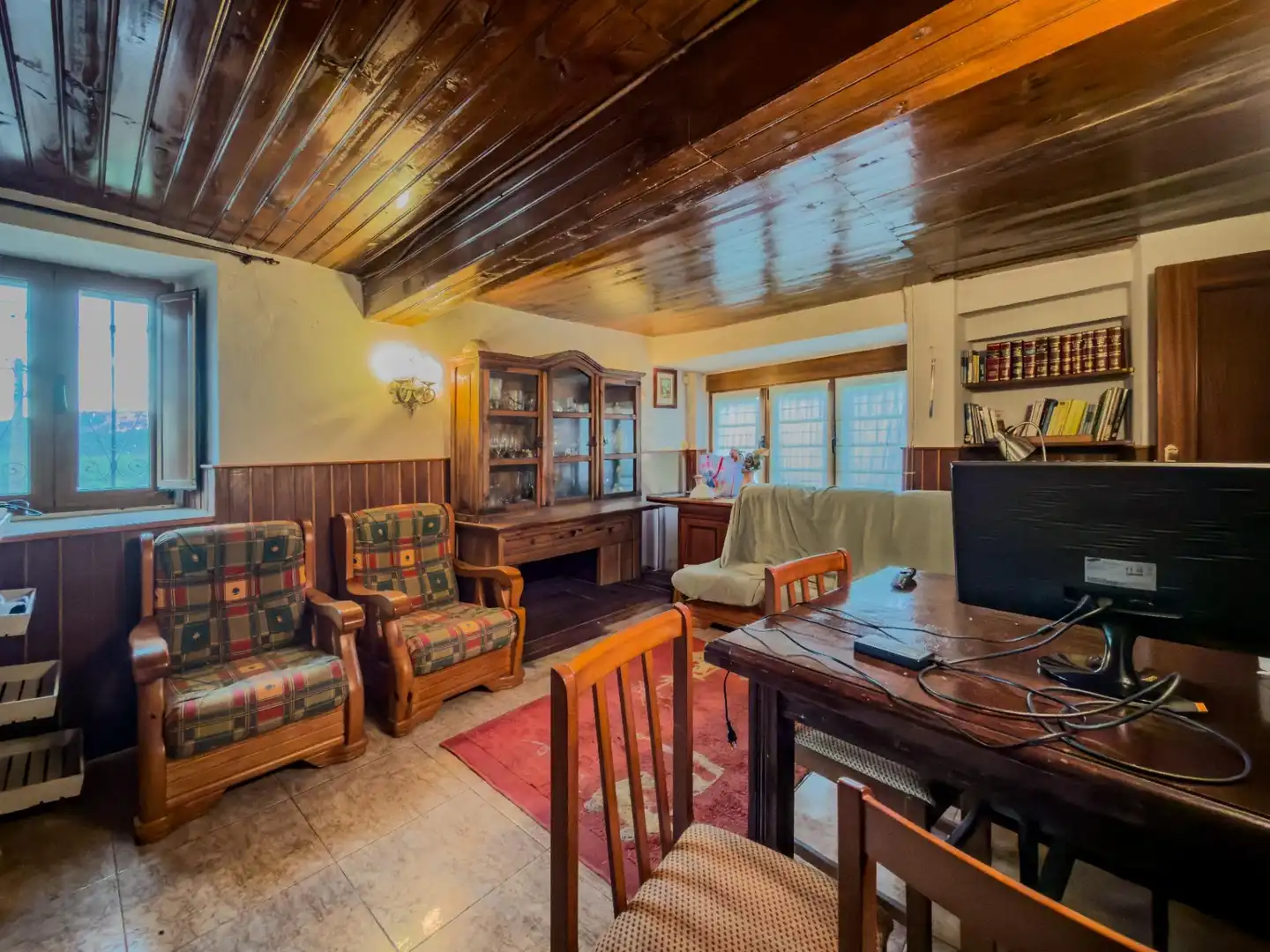Sala de estar de Casa adosada en venta en Merindad de Valdeporres con Calefacción