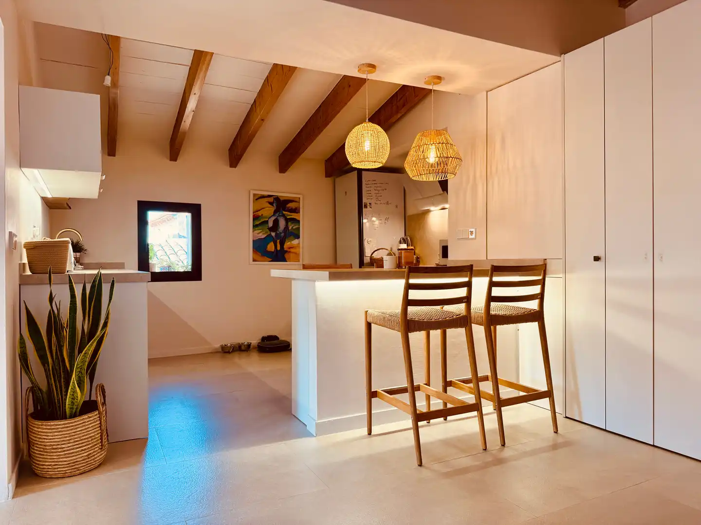 Kitchen of Attic for sale in Artà  with Air Conditioner and Heating