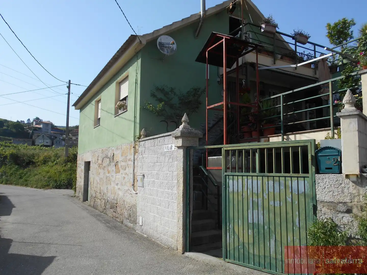 Vista exterior de Casa o chalet en venta en As Neves   con Aire acondicionado, Calefacción y Terraza