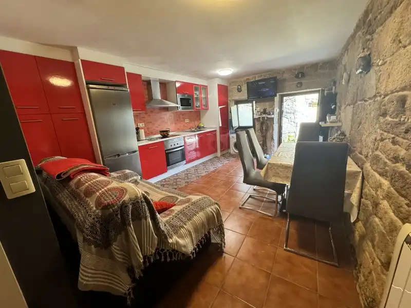 Cuina de Finca rústica en venda en Muros amb Moblat