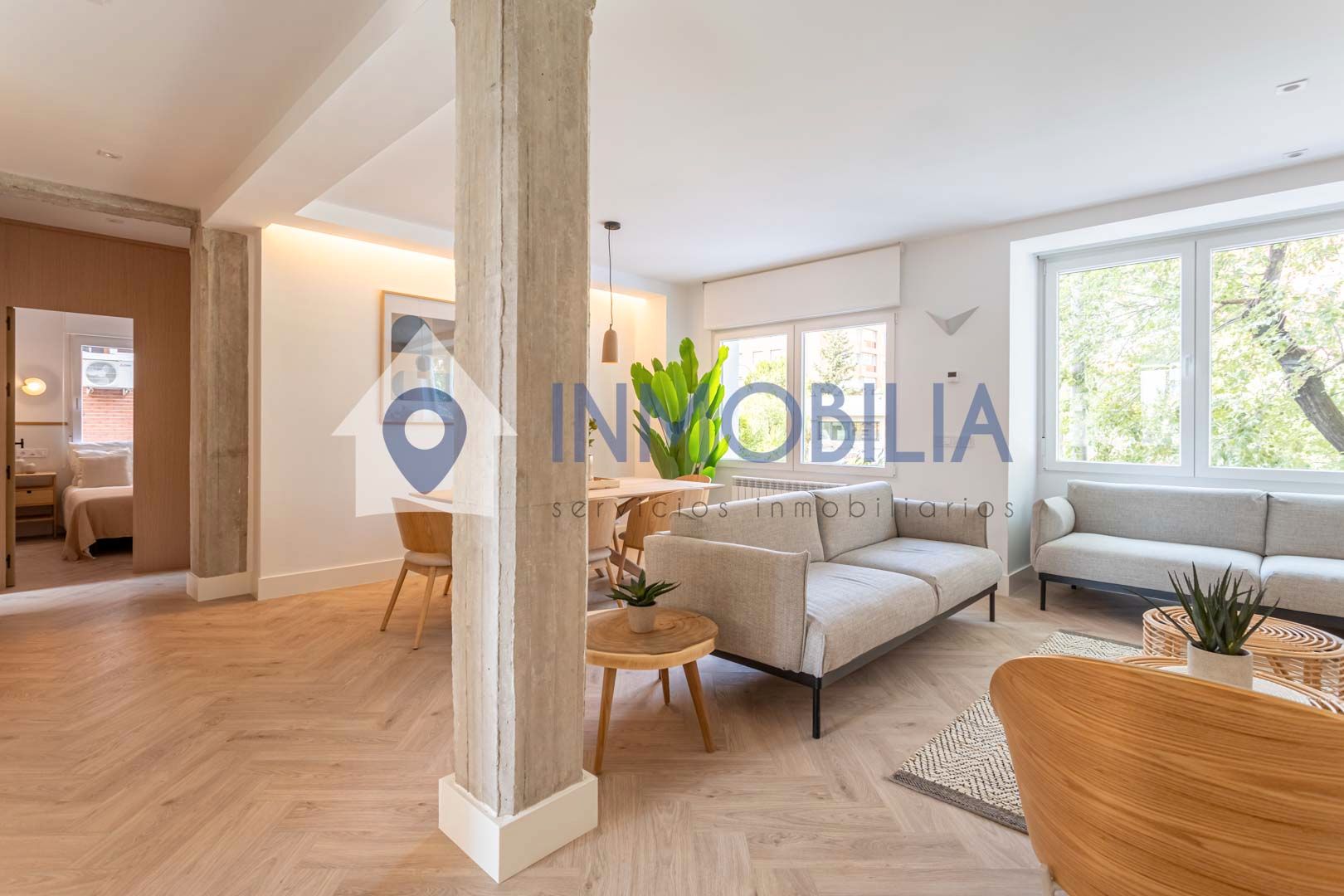 Exterior view of Flat for sale in  Madrid Capital  with Air Conditioner, Heating and Storage room