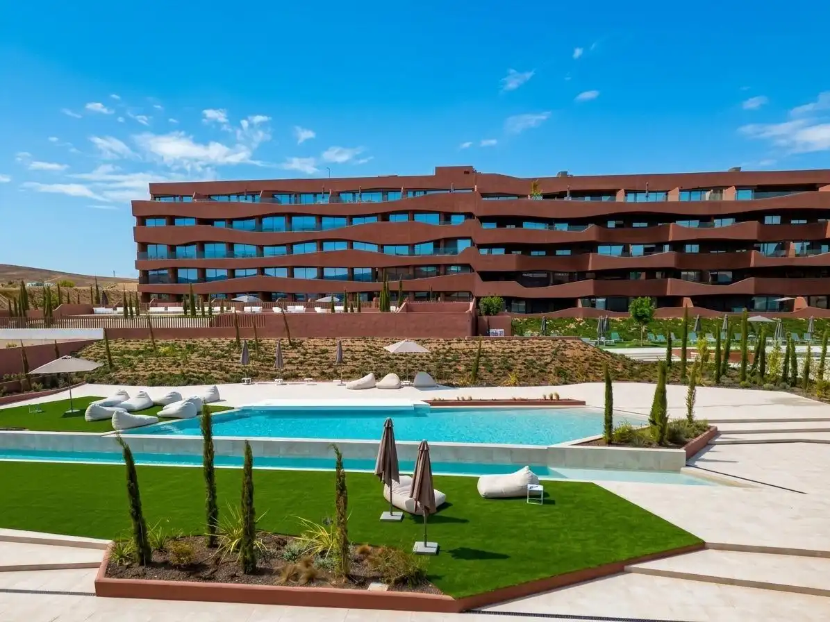 Exterior view of Study for rent in Murcia  with Air Conditioner and Community pool