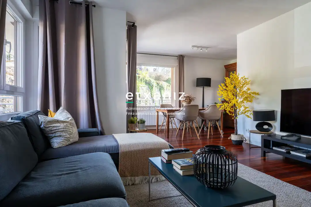 Wohnzimmer von Wohnung zum Verkauf in Donostia - San Sebastián  mit Heizung und Terrasse