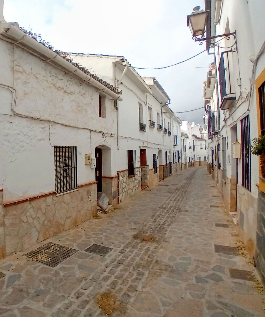 Exterior view of Single-family semi-detached for sale in Yunquera  with Private garden and Terrace