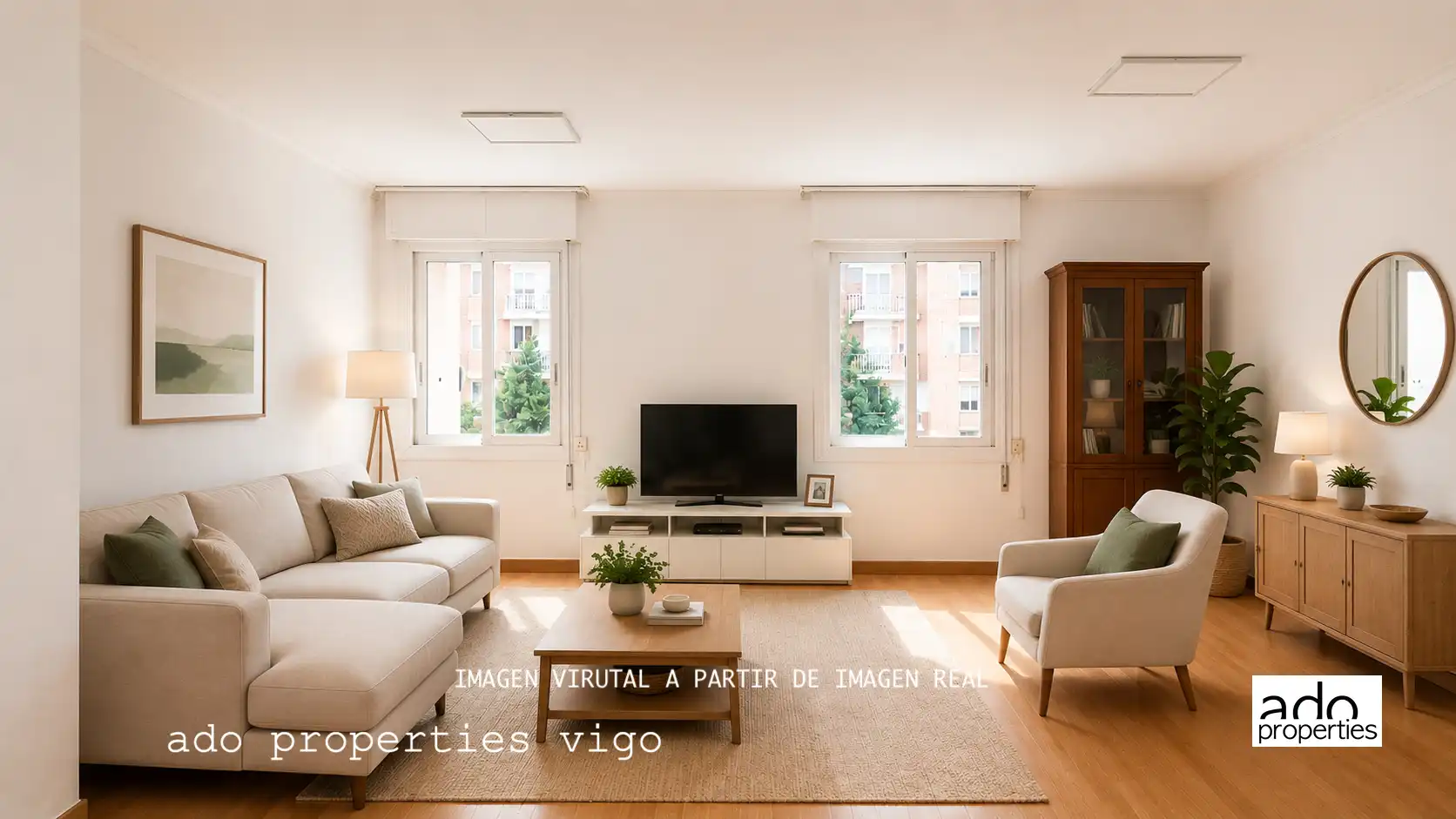 Sala de estar de Piso en venta en Vigo  con Trastero