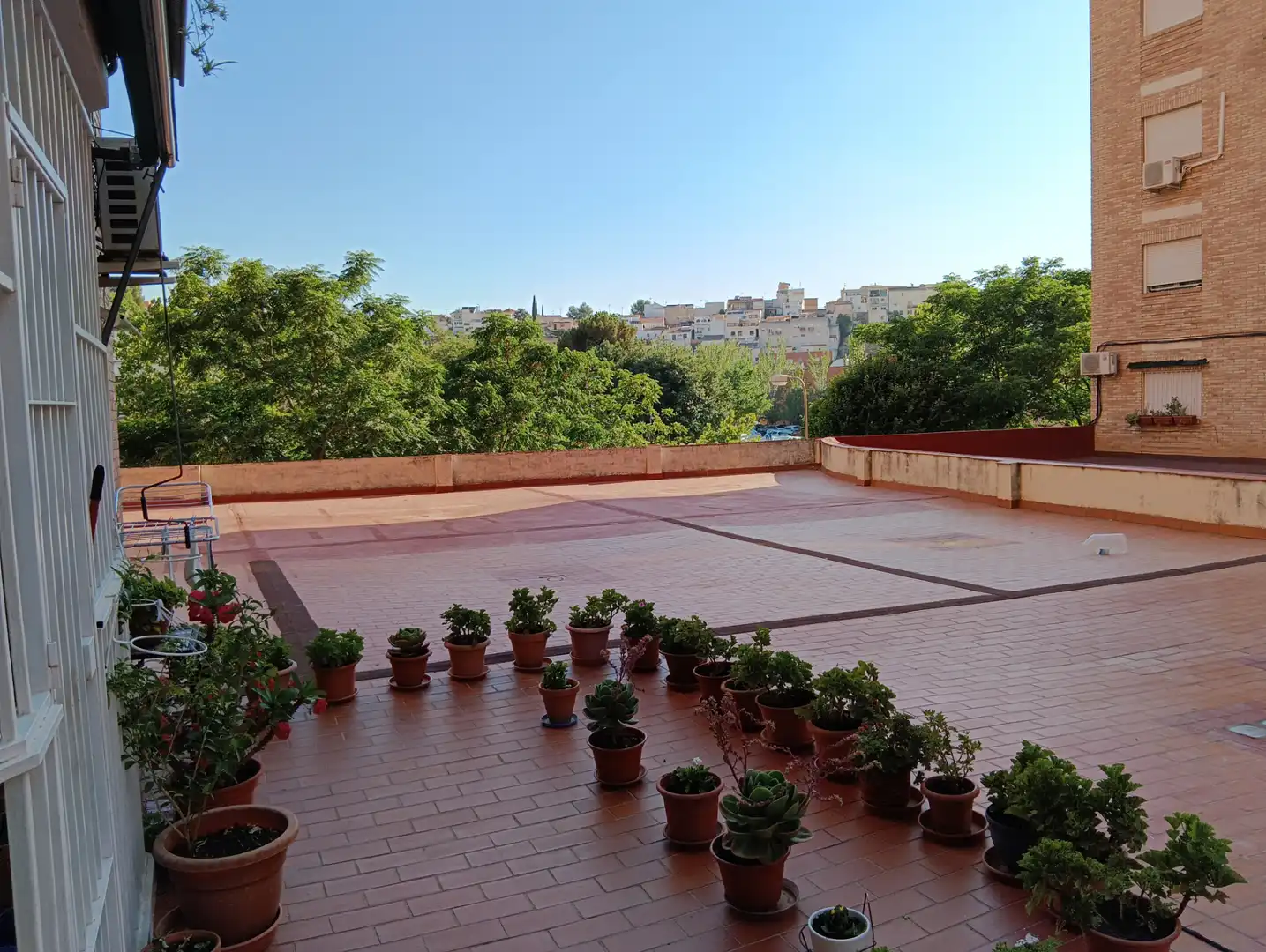 Terraza de Piso de alquiler en Granada con Amueblado