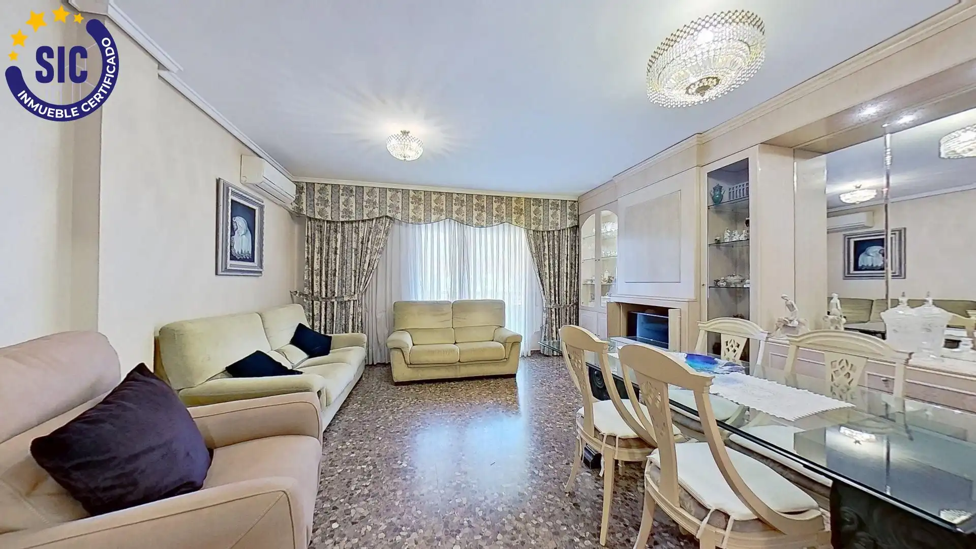 Sala de estar de Piso en venta en Valencia con Aire acondicionado, Calefacción y Balcón