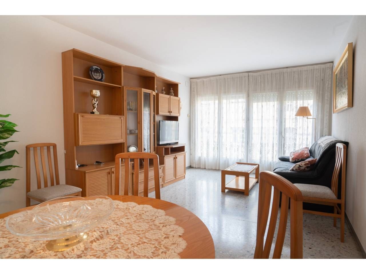 Living room of Flat for sale in Vic  with Heating and Balcony