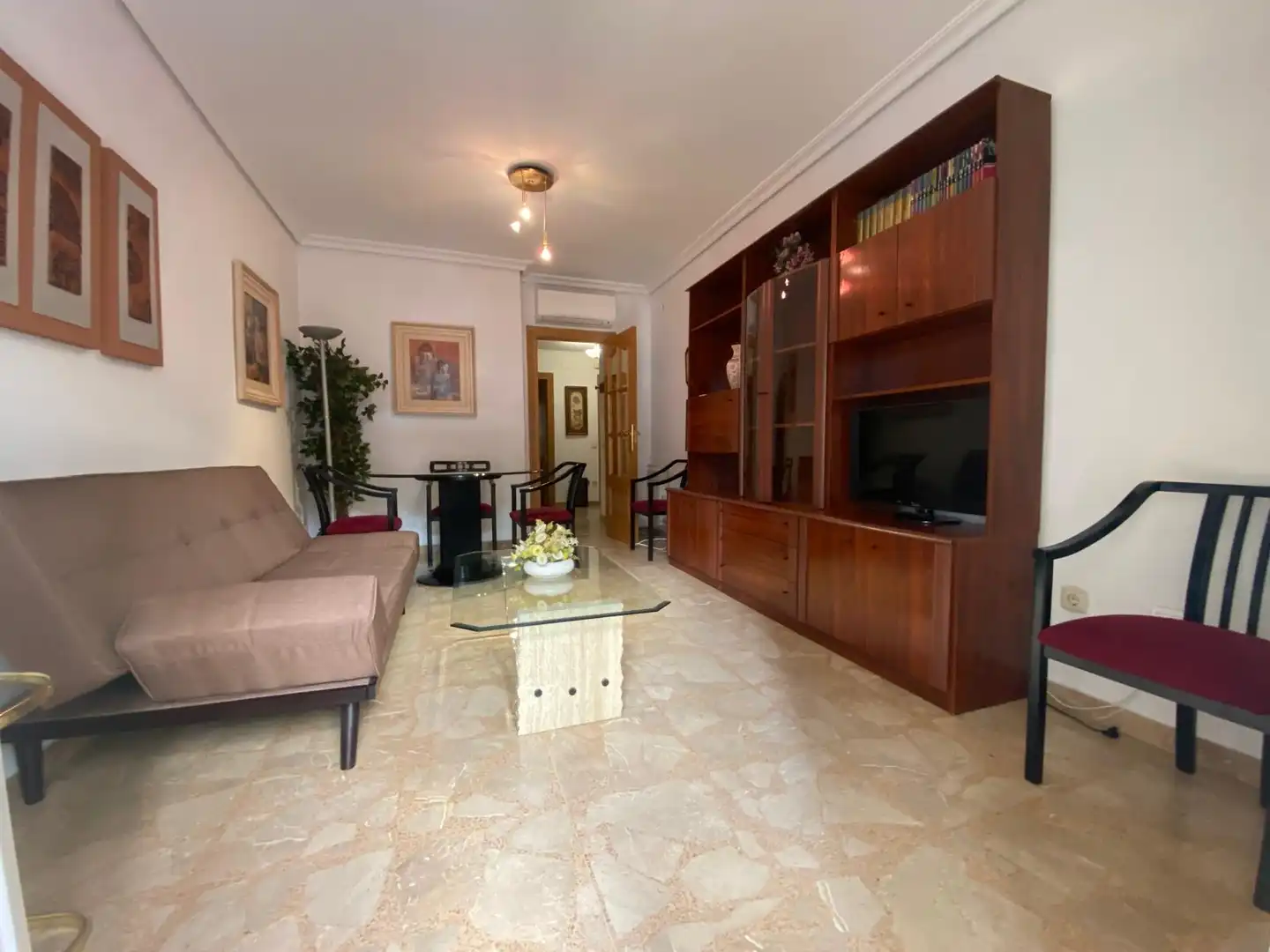 Living room of Apartments for rent in Albacete  with Air Conditioner, Heating and Furnished