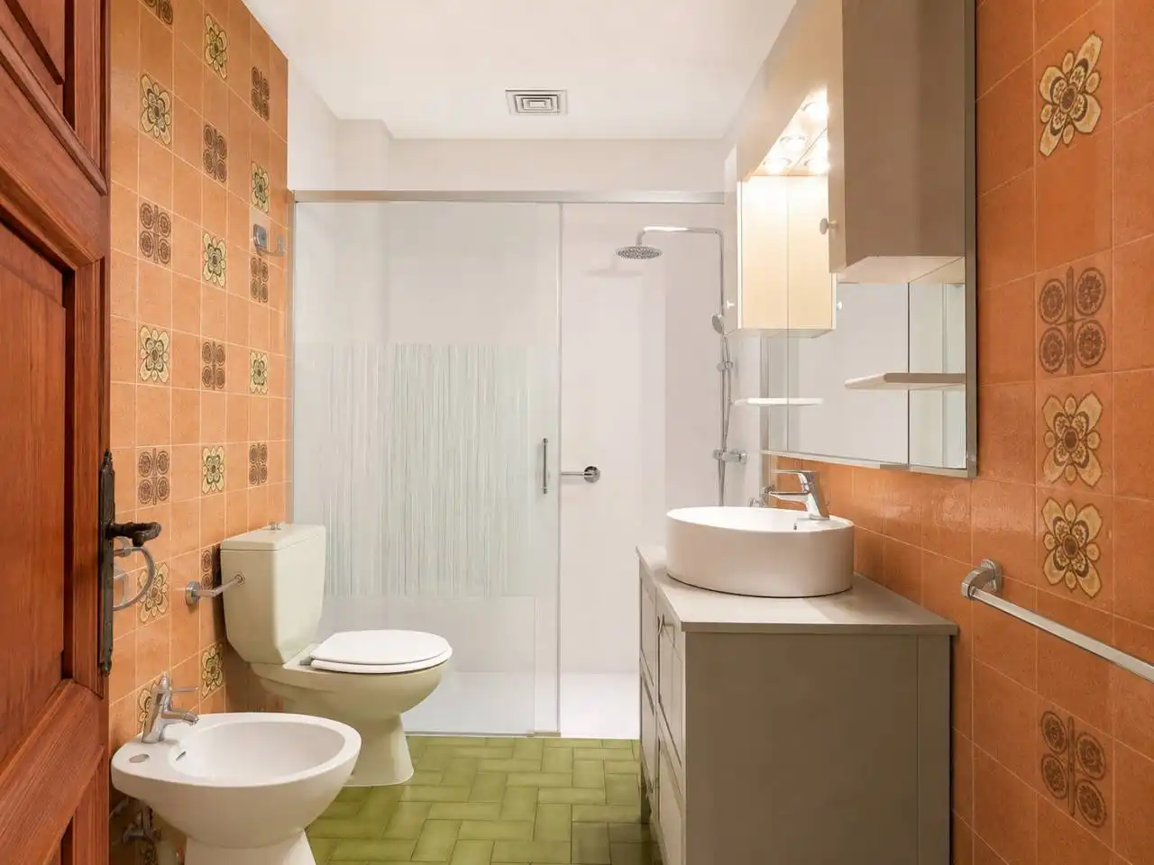 Baño de Casa adosada en venta en Sa Pobla con Aire acondicionado, Jardín privado y Terraza