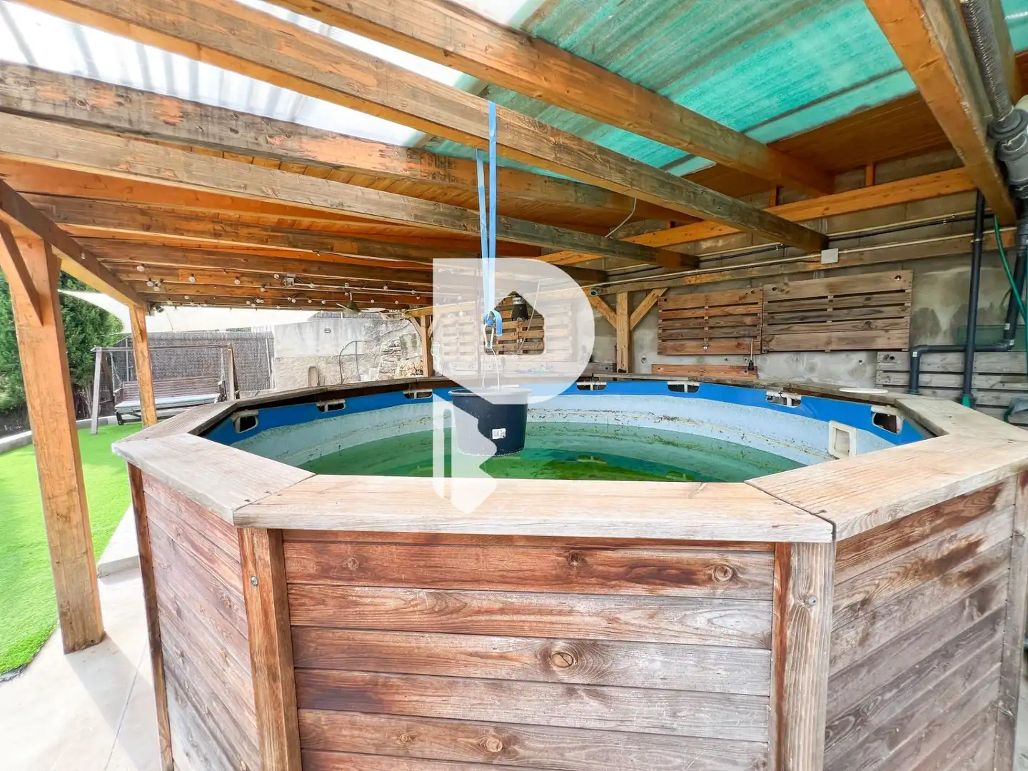 Piscina de Casa o chalet en venta en Vallirana con Aire acondicionado, Calefacción y Jardín privado