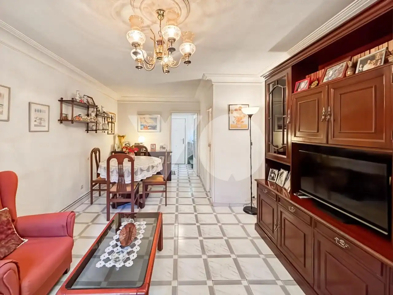 Sala d'estar de Casa o xalet en venda en  Madrid Capital amb Aire condicionat, Calefacció i Parquet