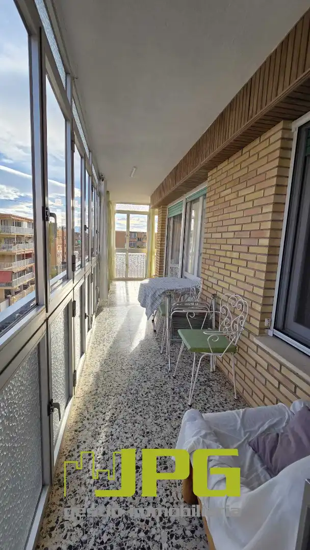 Balcony of Flat for sale in El Campello  with Air Conditioner, Terrace and Furnished