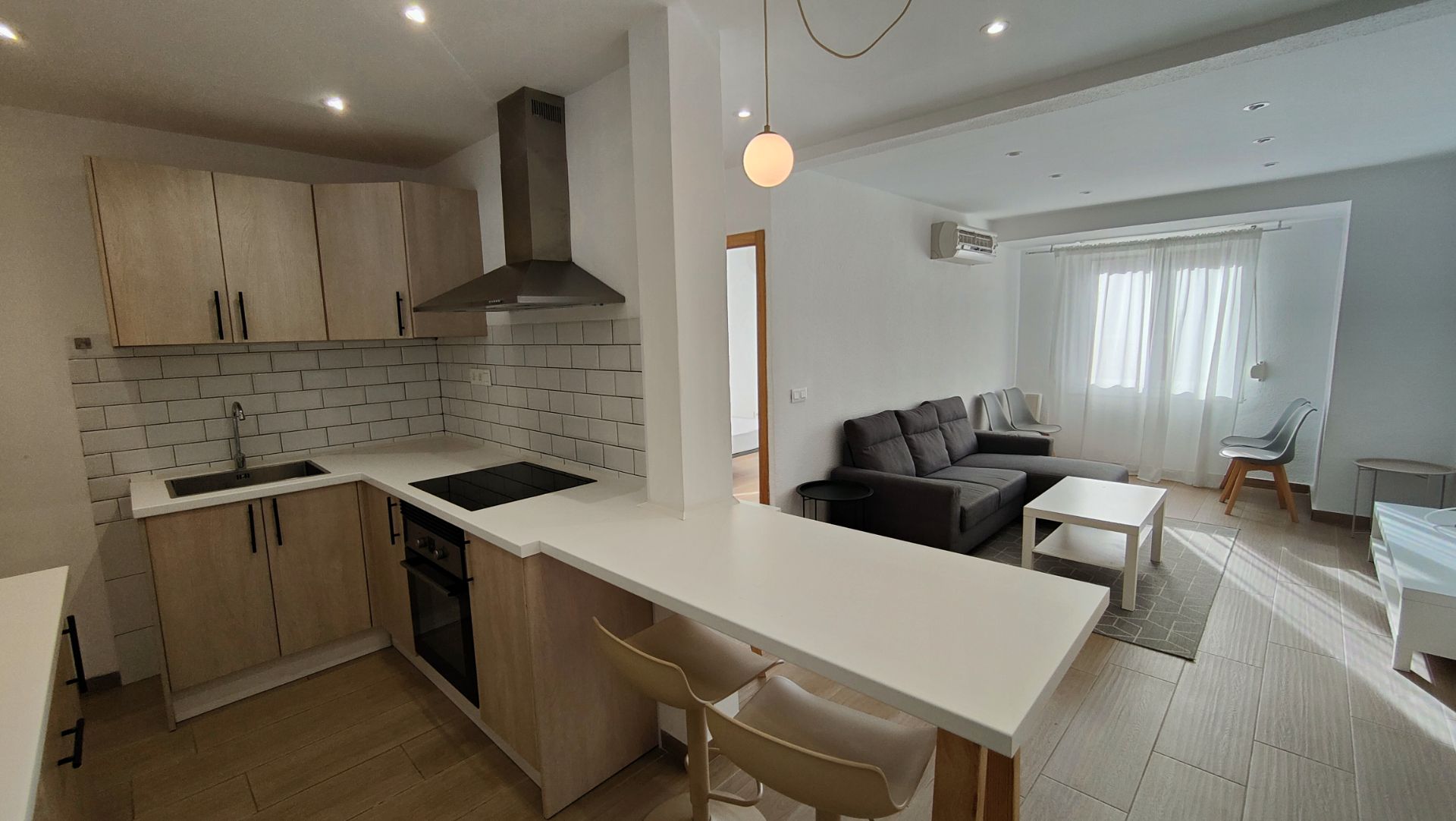 Kitchen of Flat to rent in Petrer  with Air Conditioner, Furnished and Oven