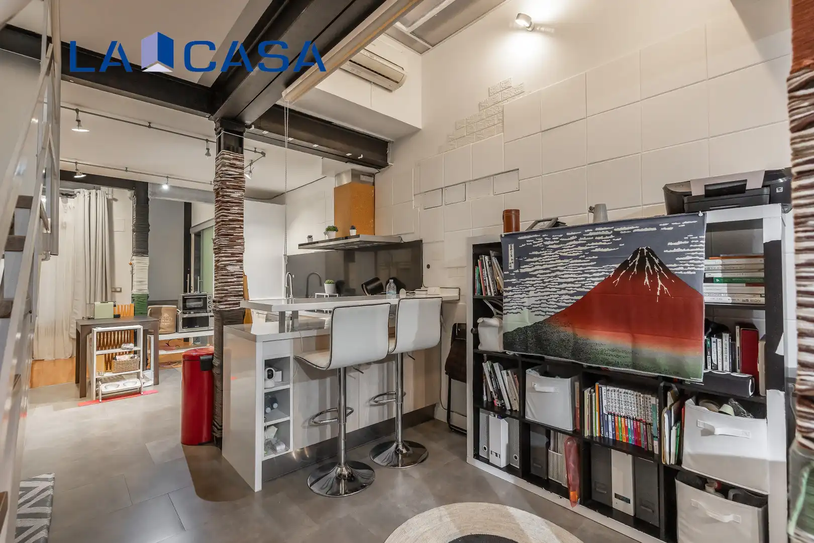Küche von Maisonette zum Verkauf in Madrid mit Klimaanlage, Heizung und Terrasse