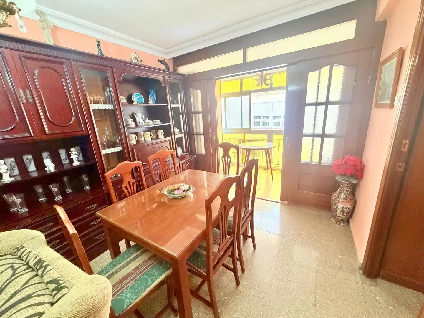 Esszimmer von Wohnung zur Miete in Málaga mit Klimaanlage, Heizung und Terrasse