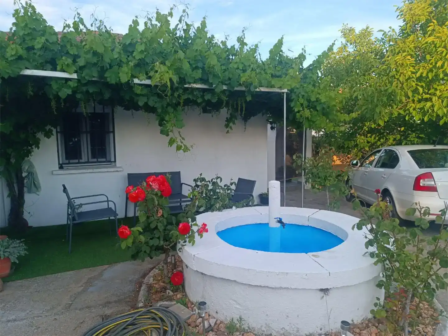 Jardí de Finca rústica en venda en Villamayor amb Piscina