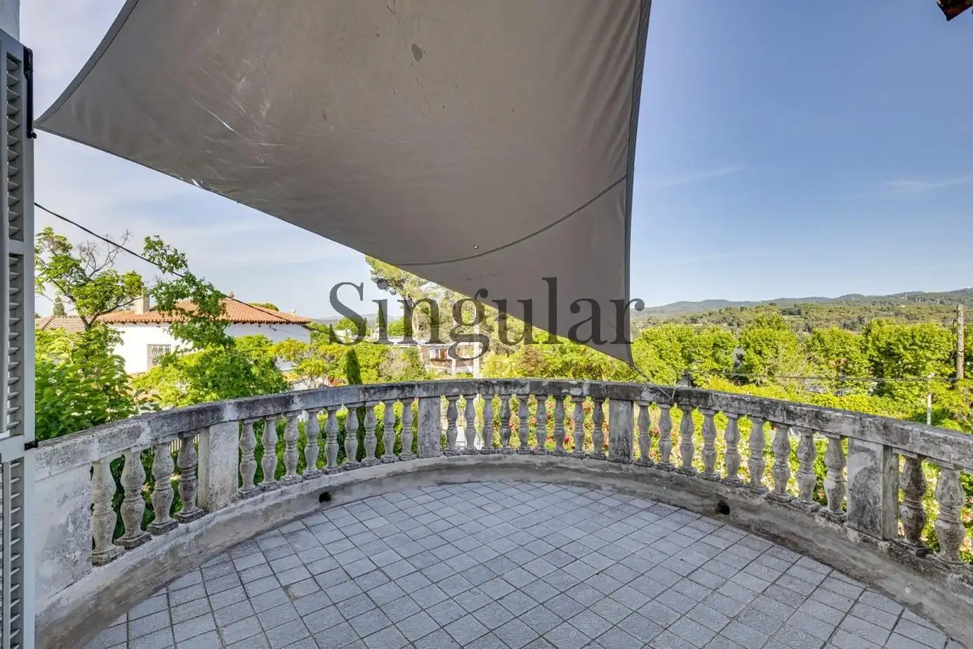 Terrassa de Casa o xalet en venda en Sant Cugat del Vallès amb Calefacció, Jardí privat i Traster
