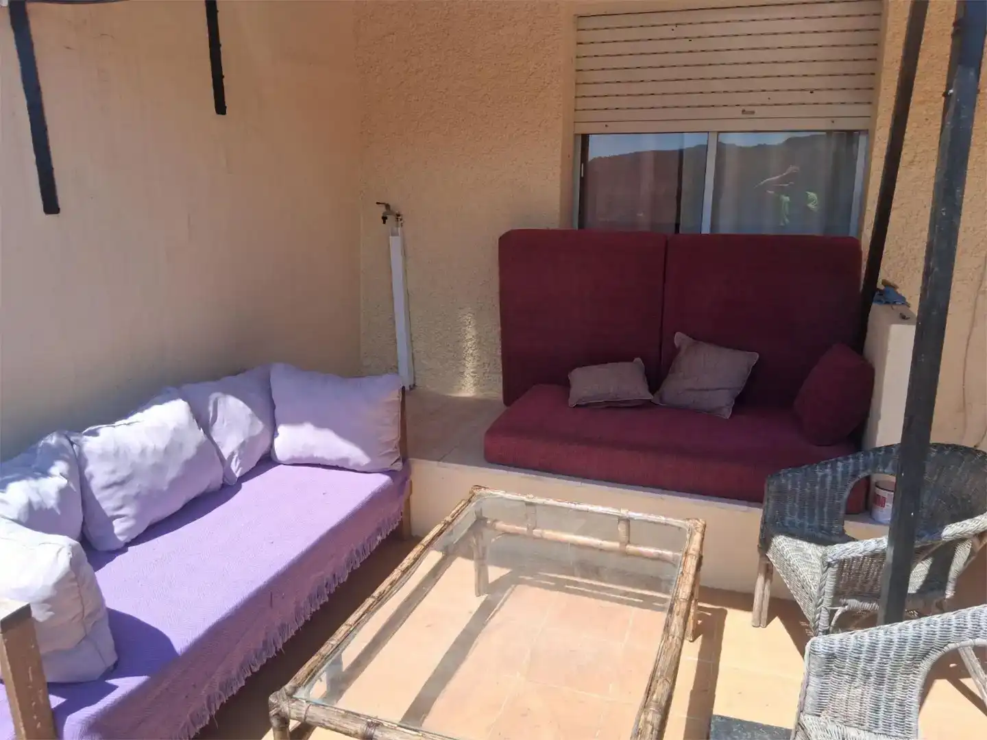 Terrassa de Casa o xalet en venda en Algueña amb Aire condicionat i Balcó