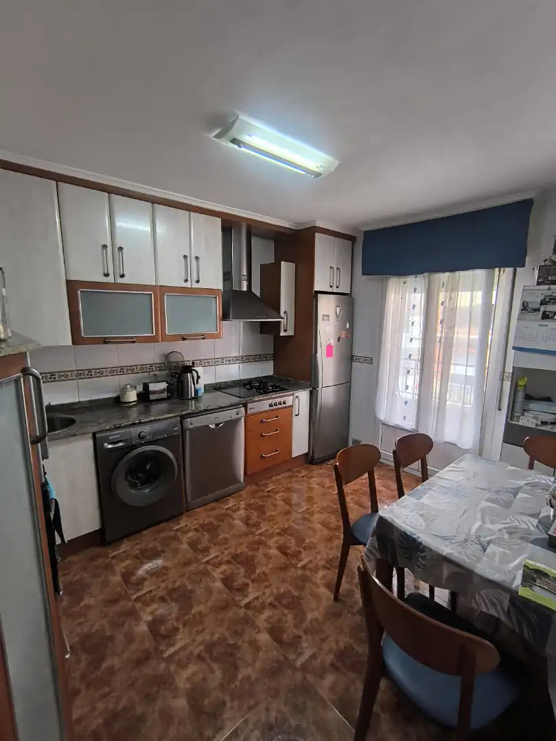 Kitchen of Flat for sale in Portugalete  with Heating, Storage room and Furnished