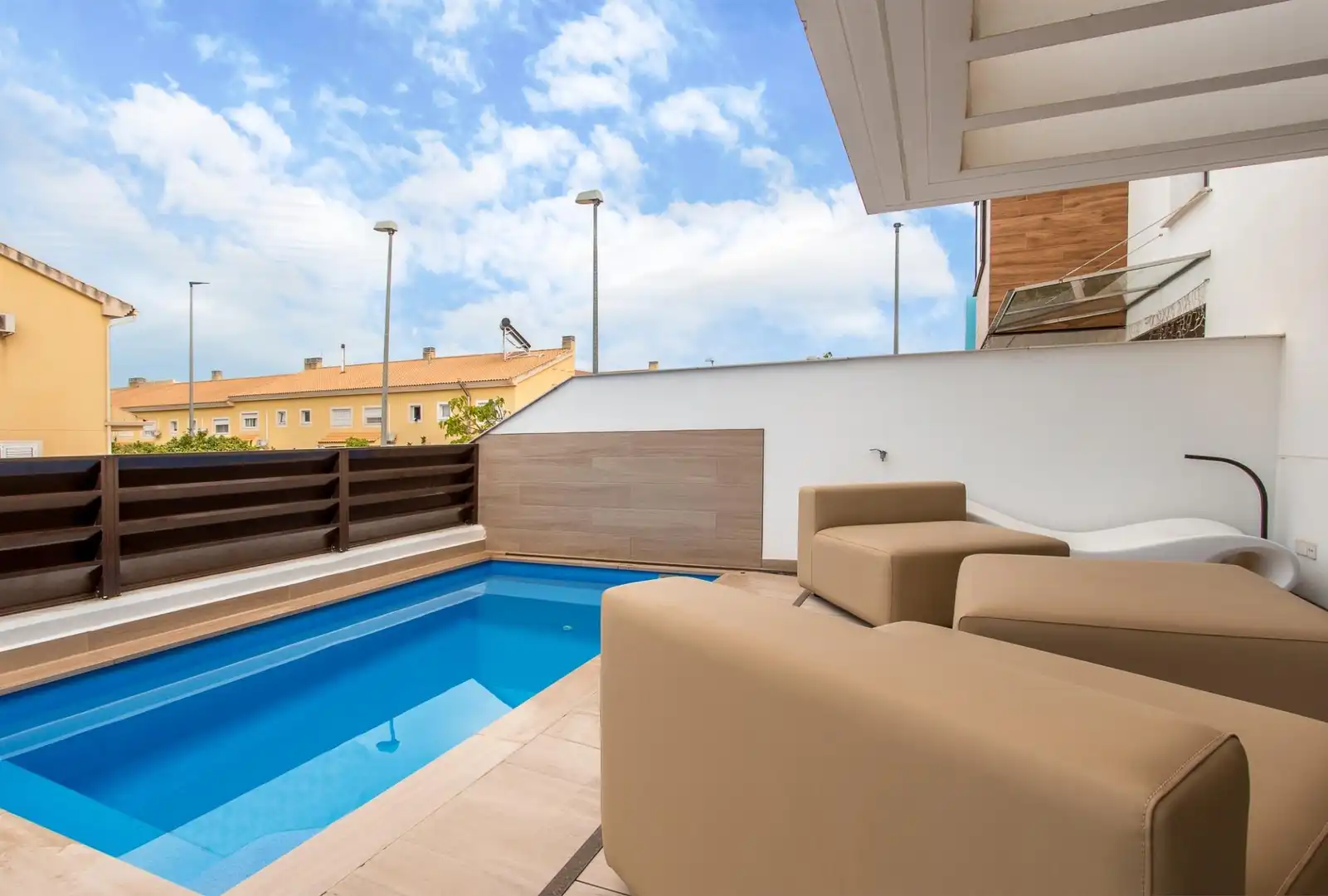 Swimming pool of Houses for sale in Murcia  with Air Conditioner, Heating and Terrace