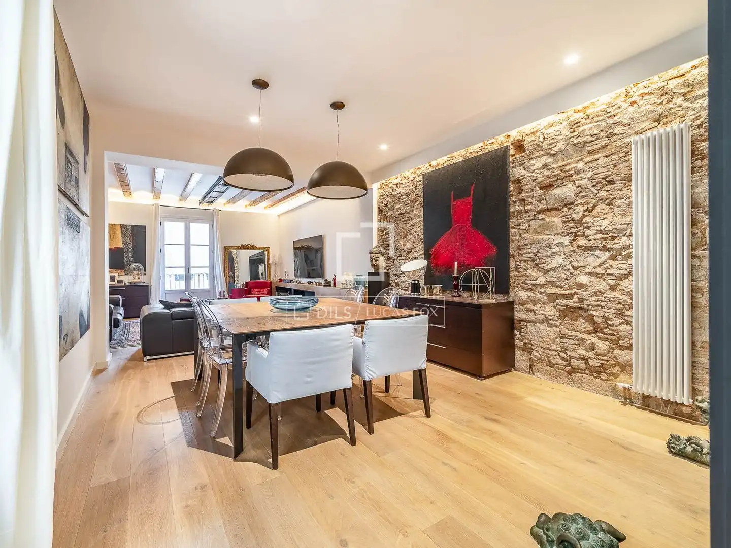 Vista exterior de Piso en venta en Barcelona con Aire acondicionado, Calefacción y Parquet